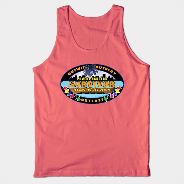 Power Rangers Survivor - Island of Illusion Tank Top by Ranger Command Power Hour